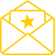 Yellow envelope icon