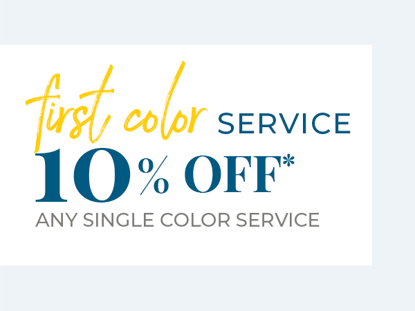 first color service 10% off